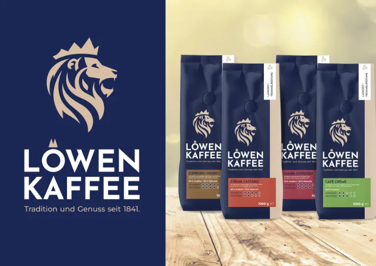 Löwenkaffee – dieser Name steht seit der Firmengründung im Jahr 1841 für besten Kaffeegeschmack